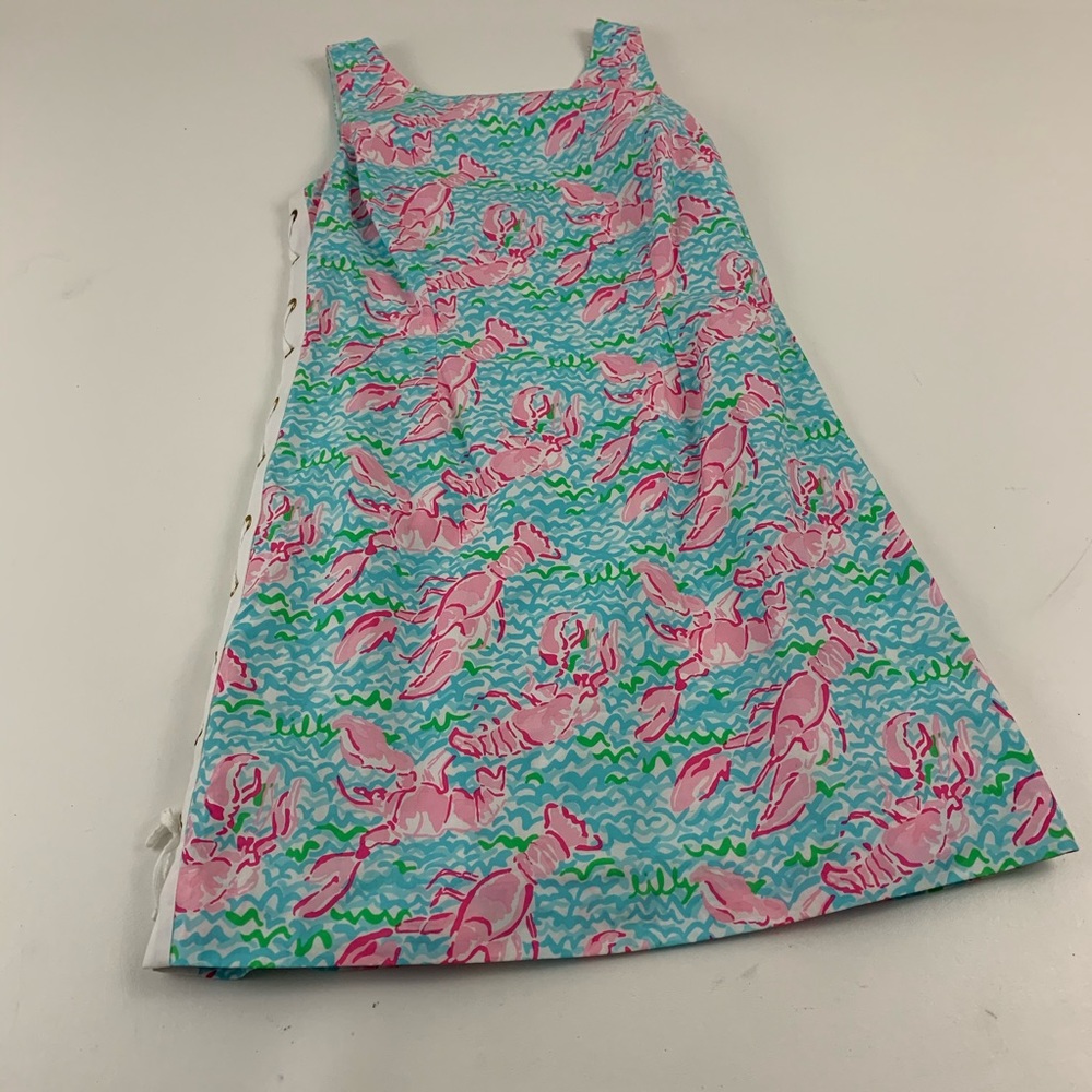 Lilly Pulitzer Delia Lobstah Roll Dress. C30